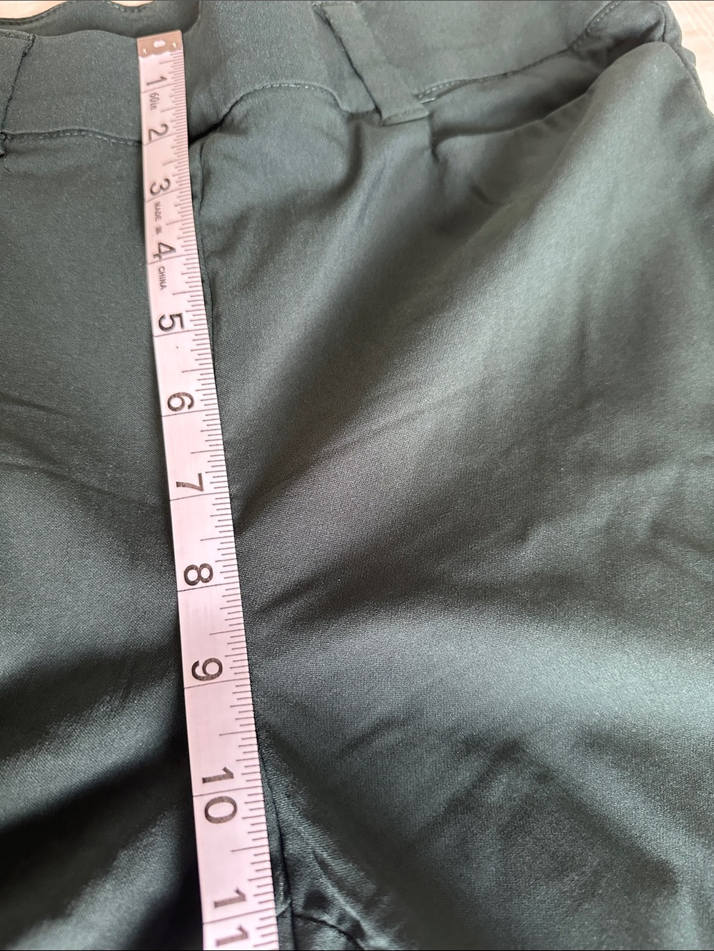 Maurices Forest Green Dress Pants Size Large Regular - Picture 7 of 9